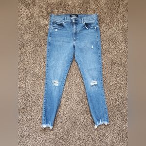 High rise express skinny jeans